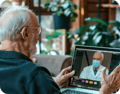 Elderly patient remote consultation